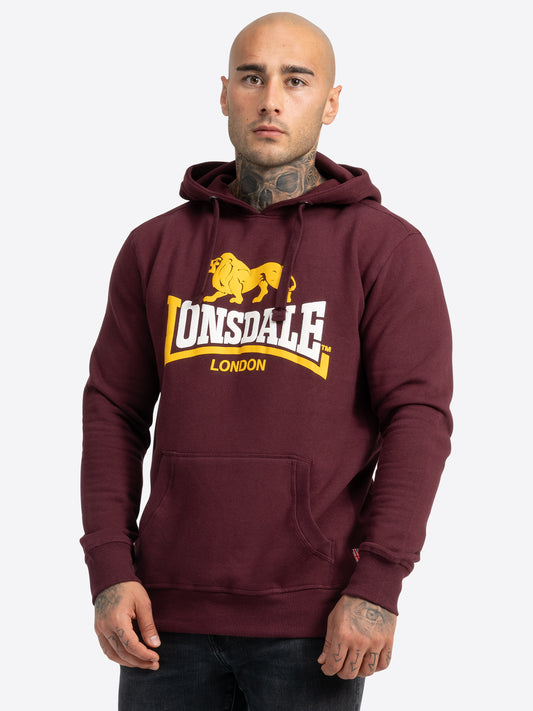 Lonsdale 116030 Thurning Kapuzenpullover Oxblood