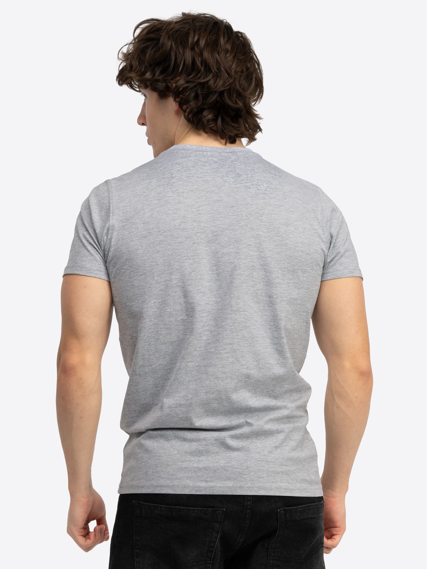 Lonsdale 116067 Piddinghoe Doppelpack T-Shirt - Marl Grey