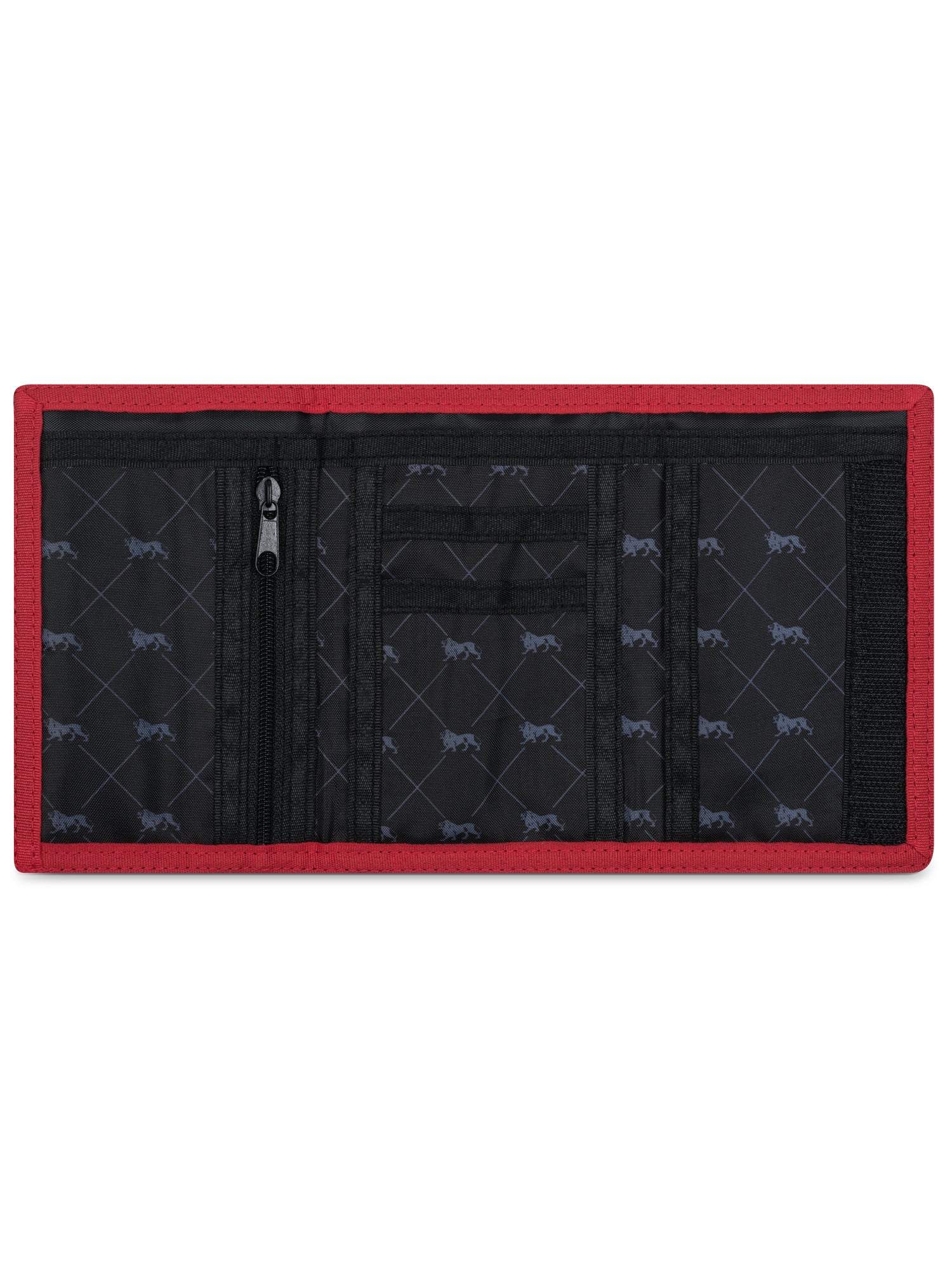 Lonsdale 117017 Higham Geldbörse Schwarz/Rot