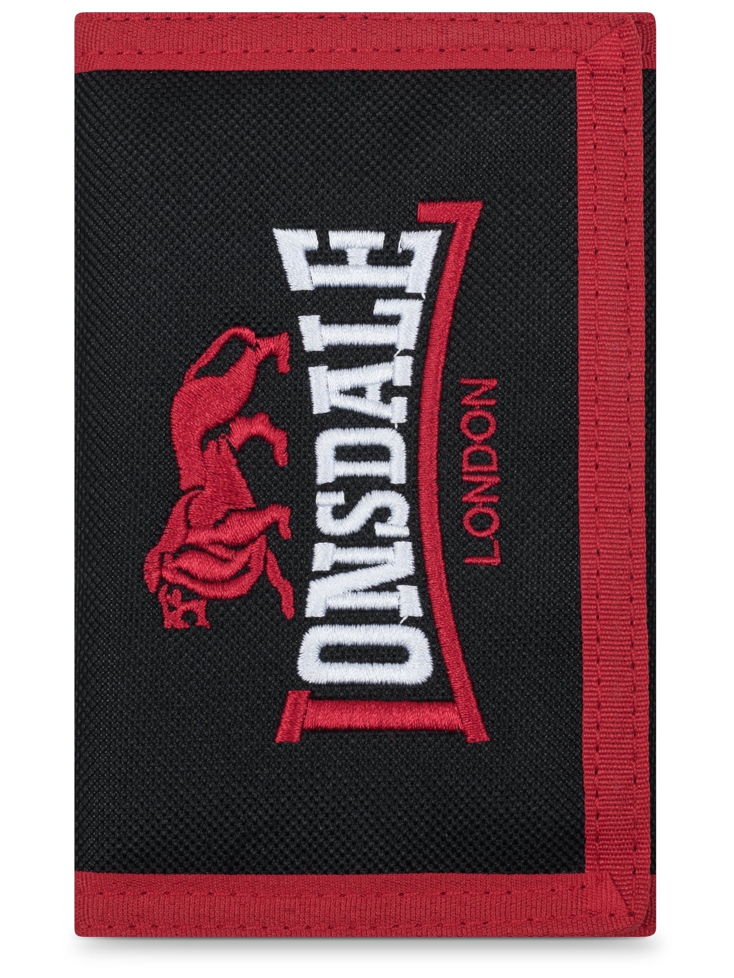 Lonsdale 117017 Higham Geldbörse Schwarz/Rot