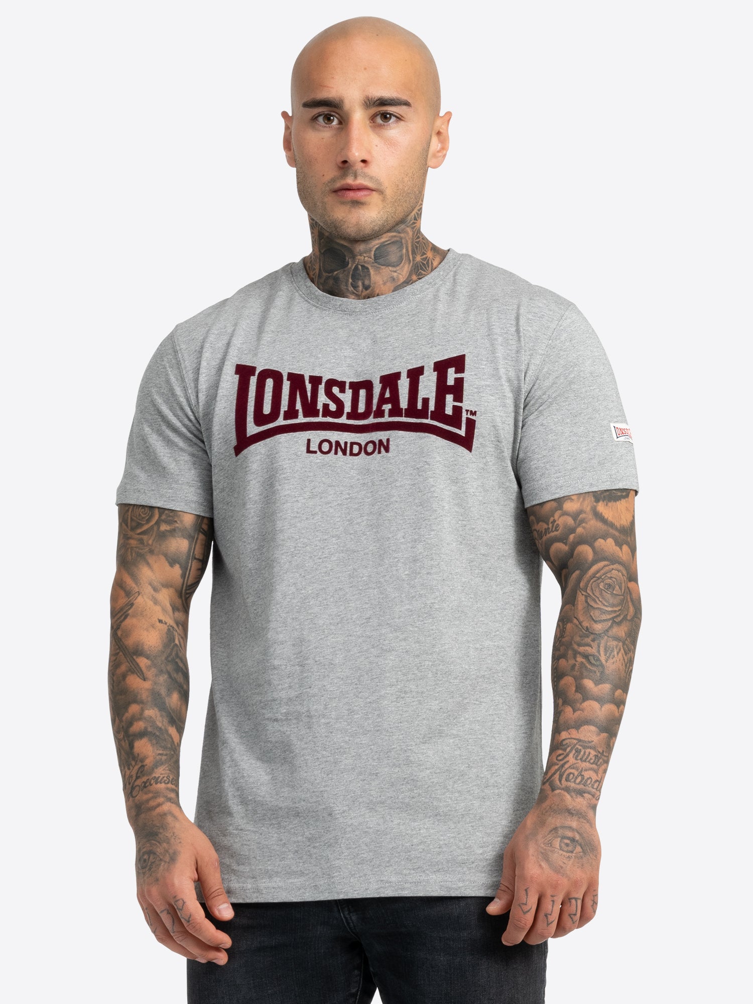 Lonsdale 117018 LL008 One Tone T-Shirt - Marlgrey