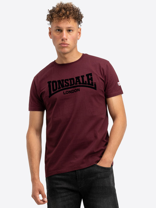 Lonsdale 117018 LL008 One Tone T-Shirt - Oxblood