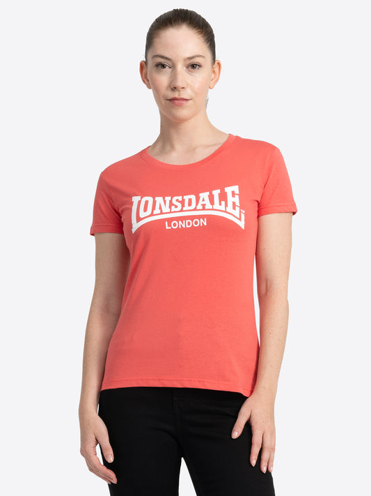 Lonsdale London 117020 Ladies Cartmel T-Shirt Salmon