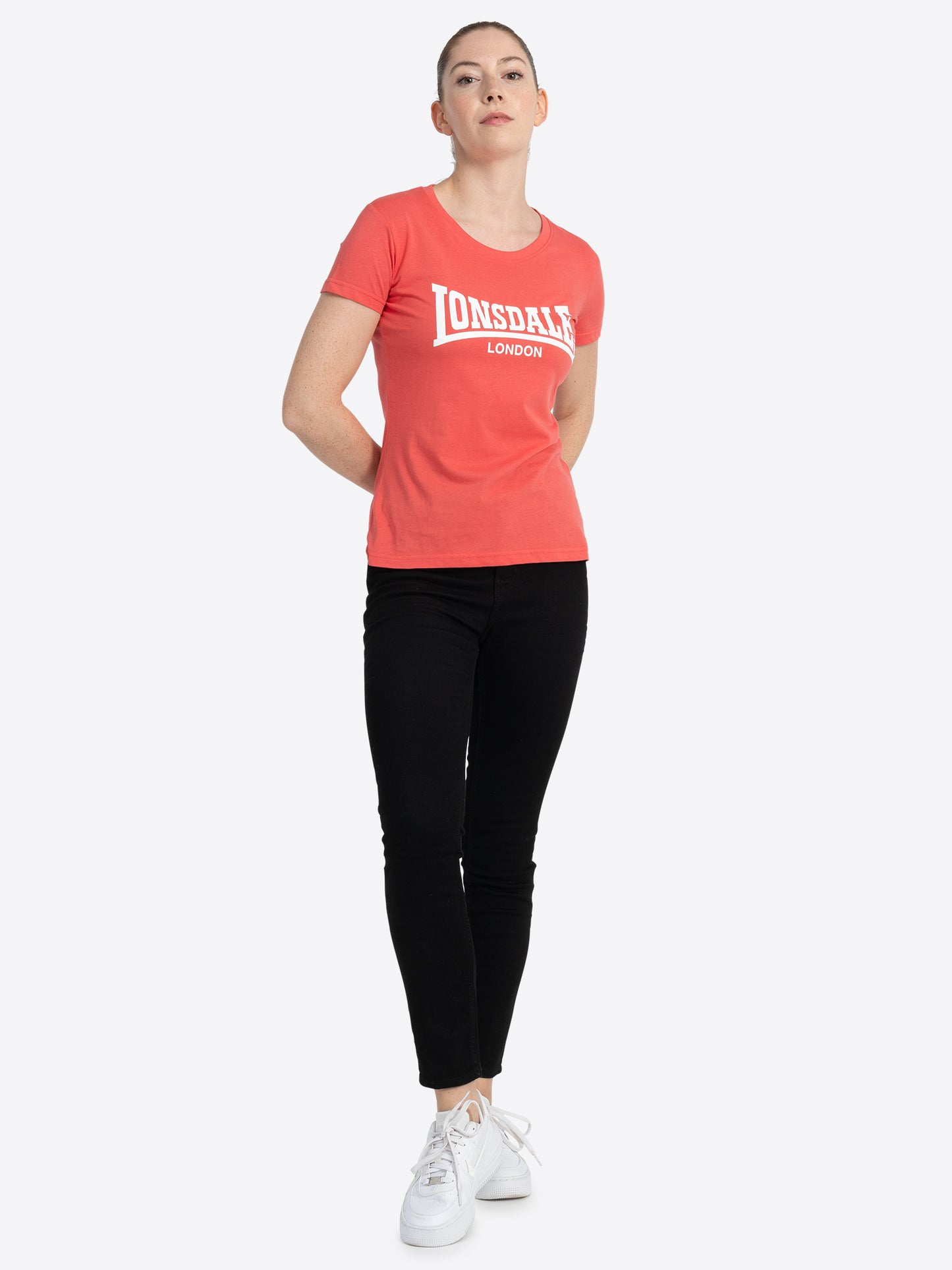 Lonsdale London 117020 Ladies Cartmel T-Shirt Salmon
