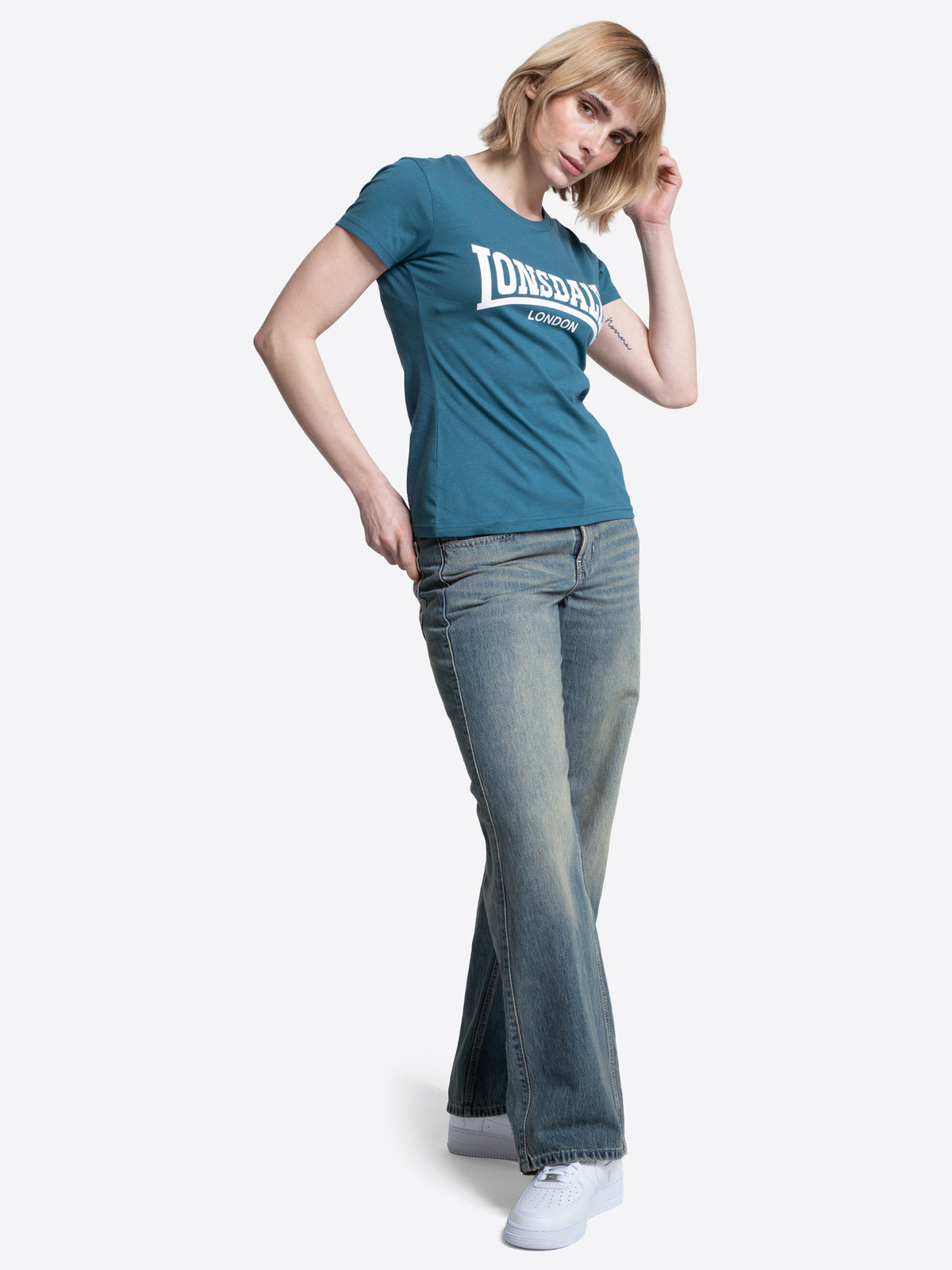 Lonsdale London T-Shirt Damen Teal