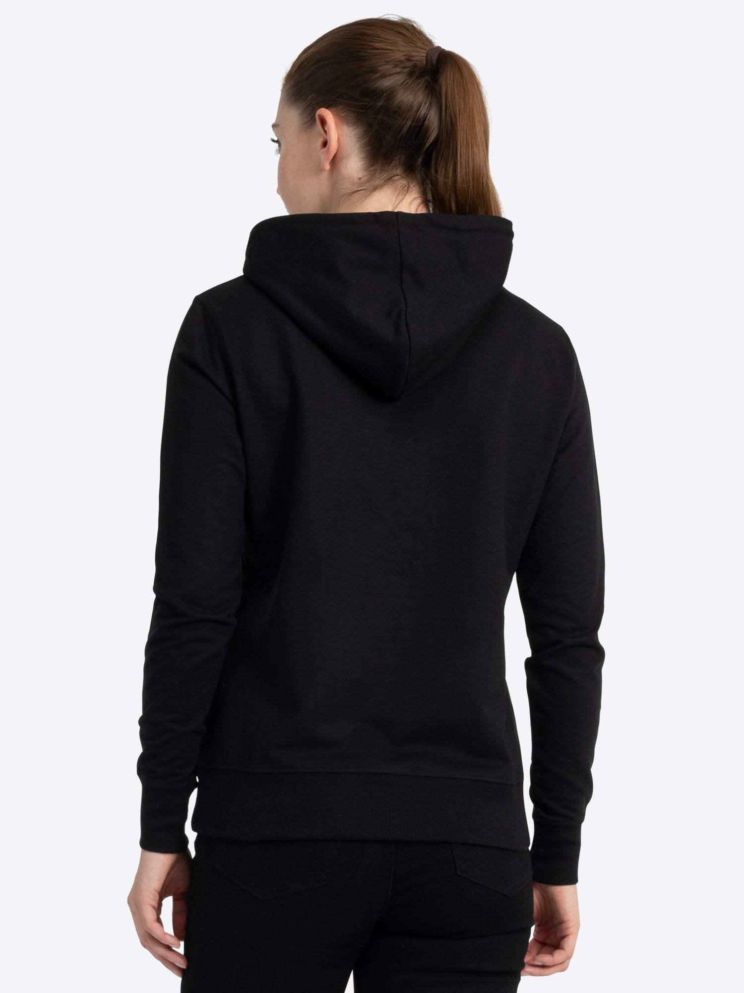 Lonsdale London 117023  Ladies Flookburgh Kapuzensweatshirt Schwarz