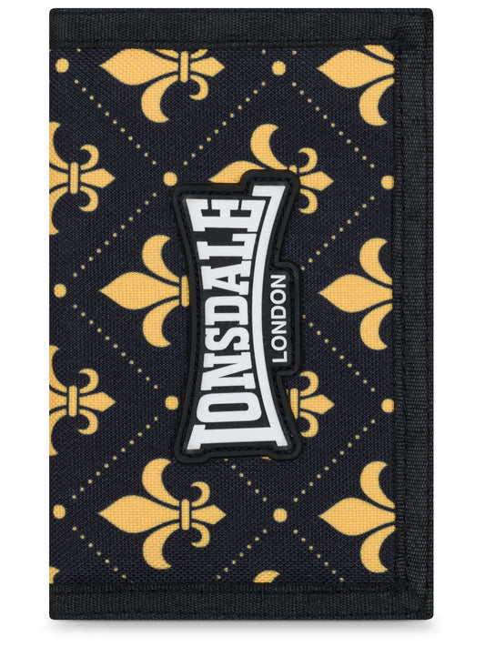 Lonsdale 117025 Roughlee Geldbörse Schwarz/Gelb