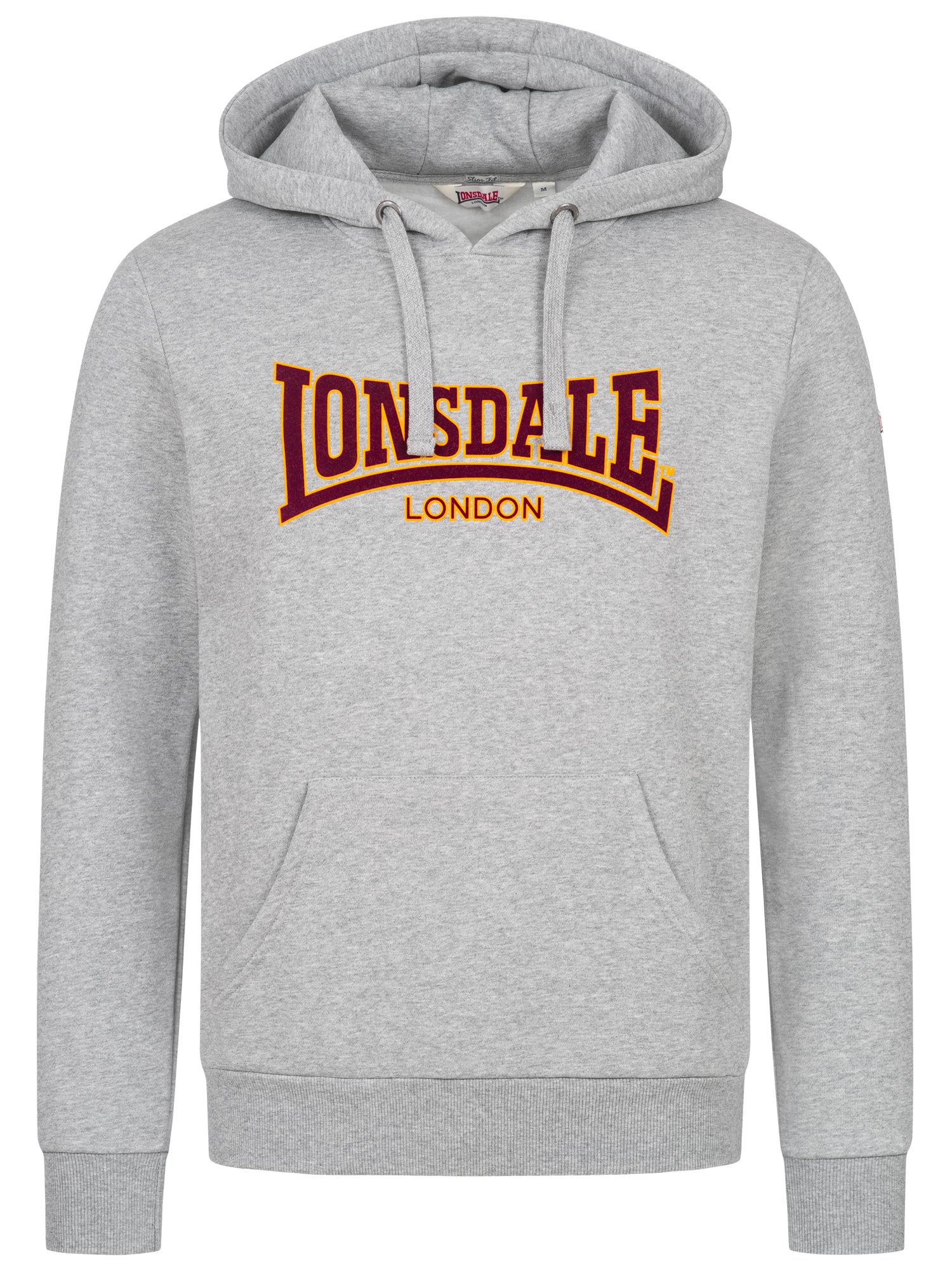 Lonsdale Kapuzensweatshirt in klassischem Design mit Frontprint, Kängurutasche und verstellbarer Kapuze – sportlich-lässig und bequem