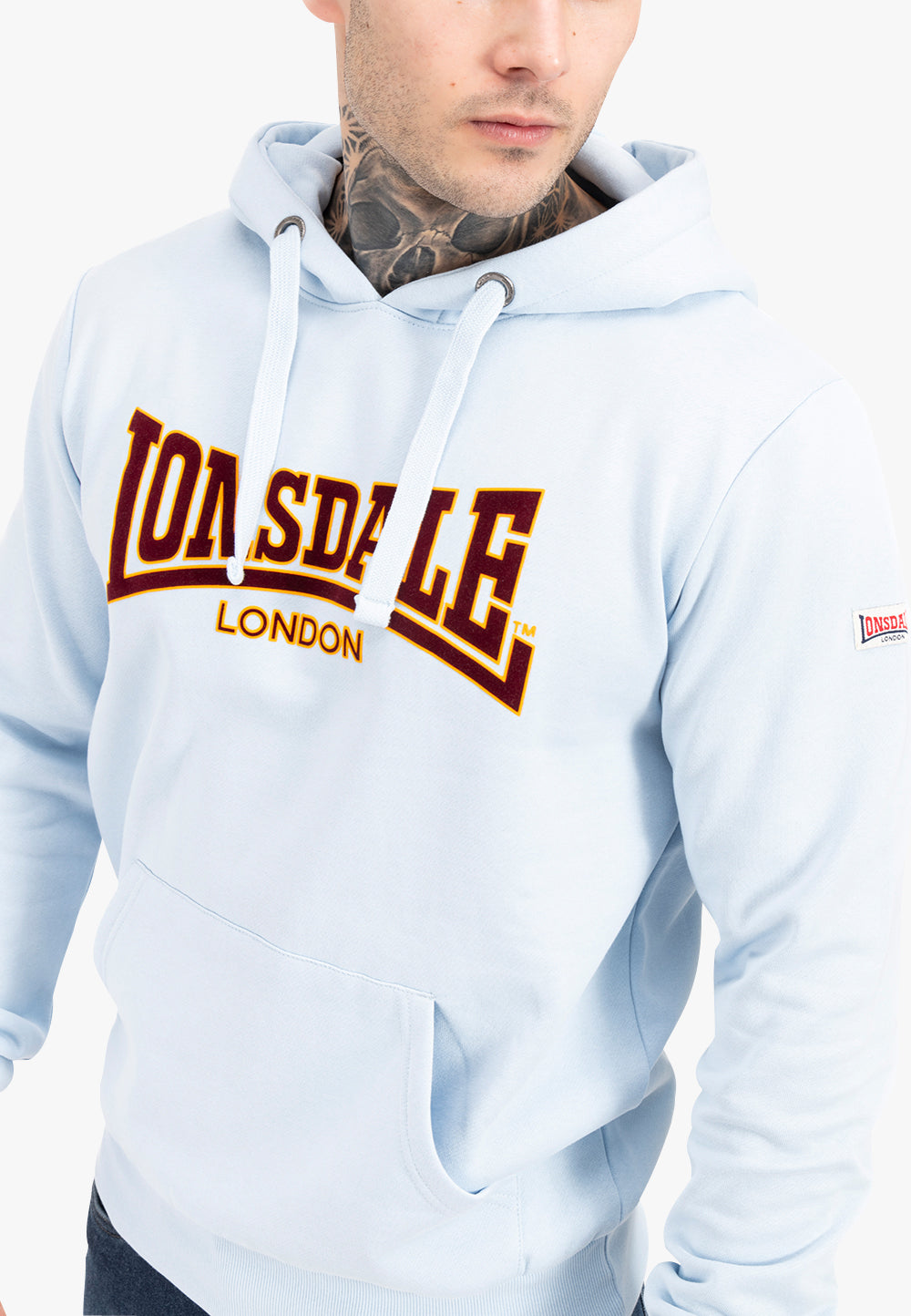 Lonsdale 117030 Hooded Classic LL002 Soft Sky