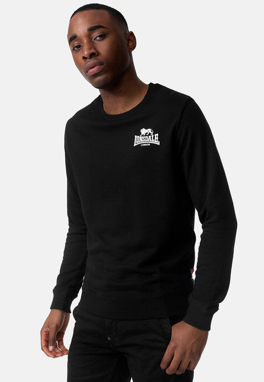Lonsdale 117085 Longridge Sweatshirt Schwarz