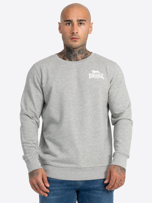 Lonsdale 117085 Longridge Sweatshirt Marl Grey