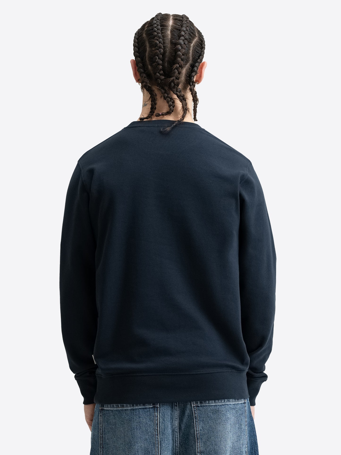 Lonsdale London Sweatshirt für Herren in Navy, Slim Fit Schnitt mit Rundhals.