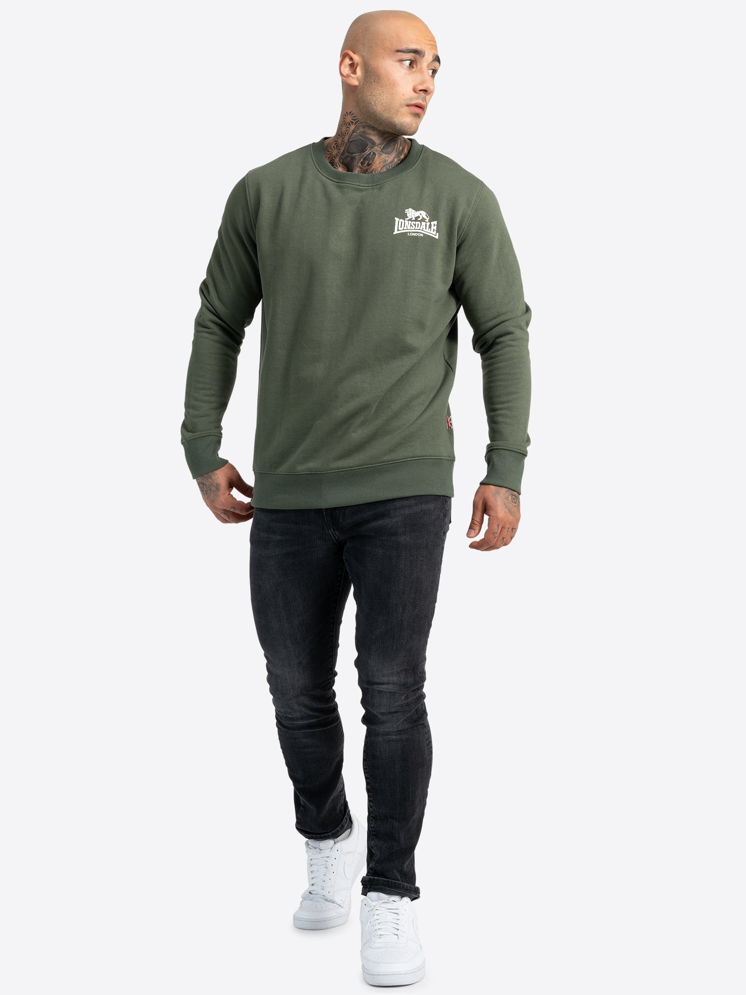 Lonsdale 117085 Longridge Sweatshirt Olive