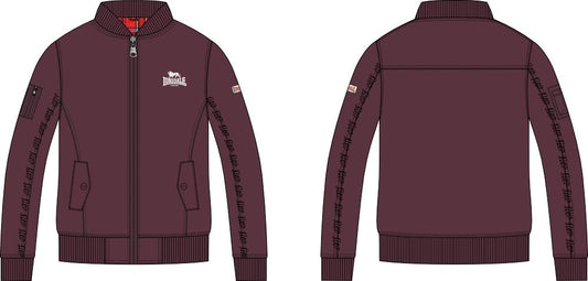Lonsdale 117090 Tern Hill  Jacke Oxblood