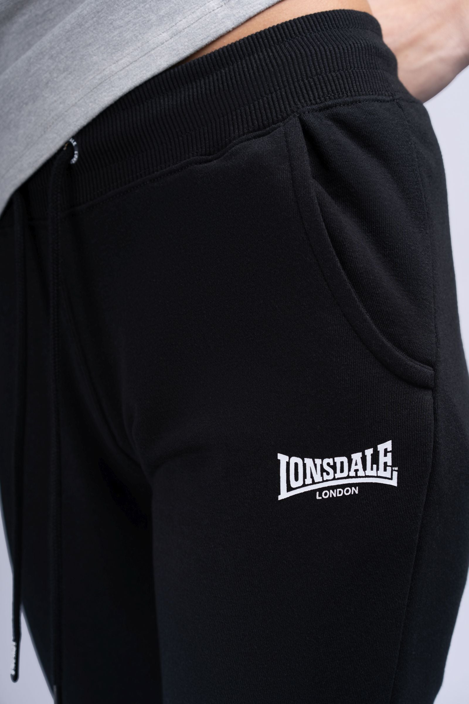 Lonsdale 117096 Ladies Weycroft Jogginghose Schwarz