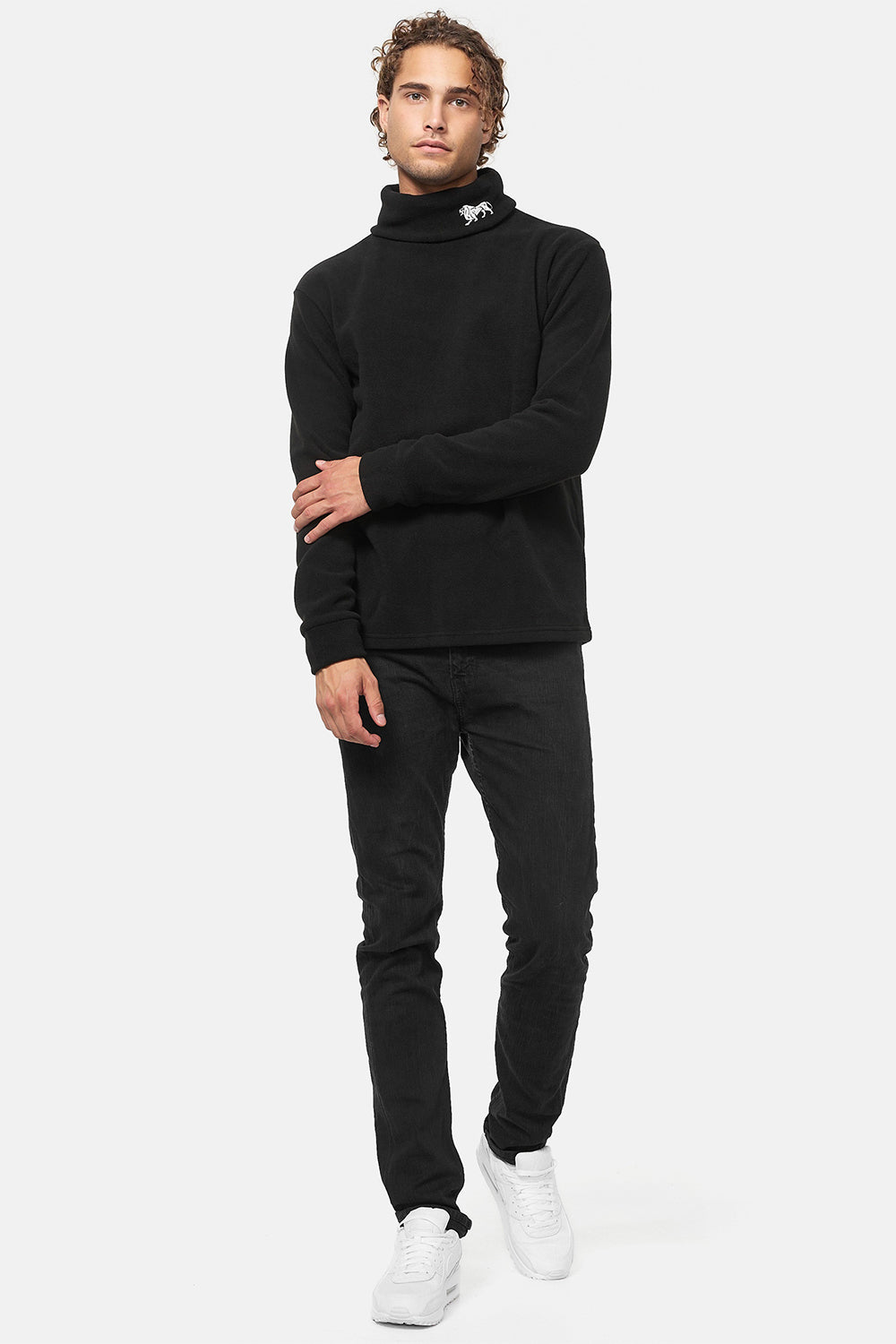 Lonsdale 117106 Lonsdale Rollkragenpullover Schwarz