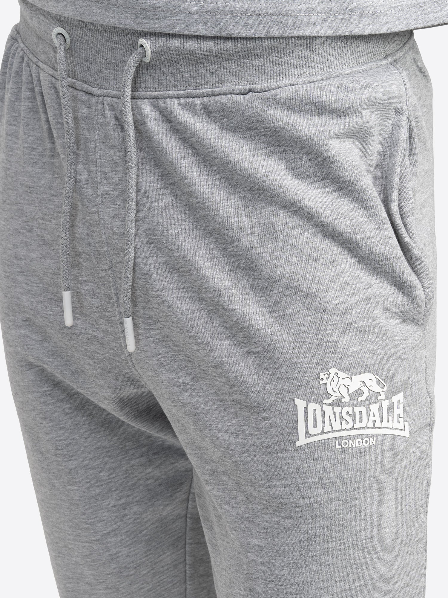 Lonsdale 117107 Pilsdon Jogginghose Marl Grey