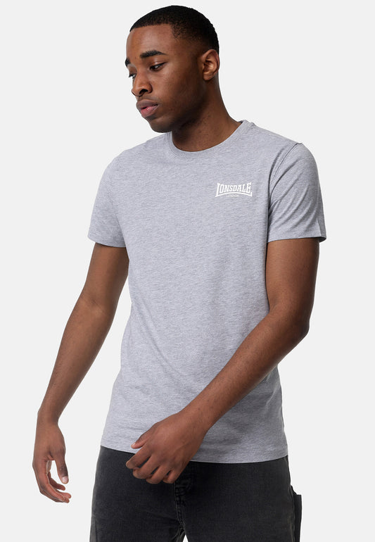Lonsdale 117108 Elmdon T-Shirt Marl Grey