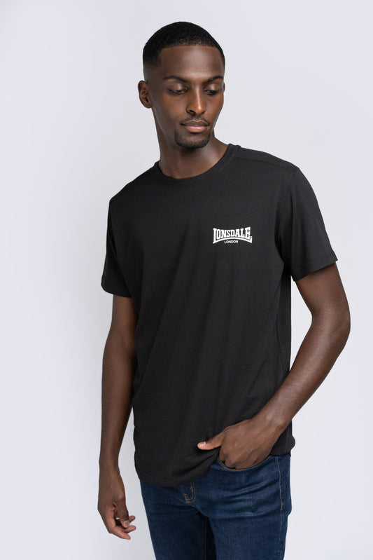 Lonsdale 117108 Elmdon T-Shirt - Schwarz