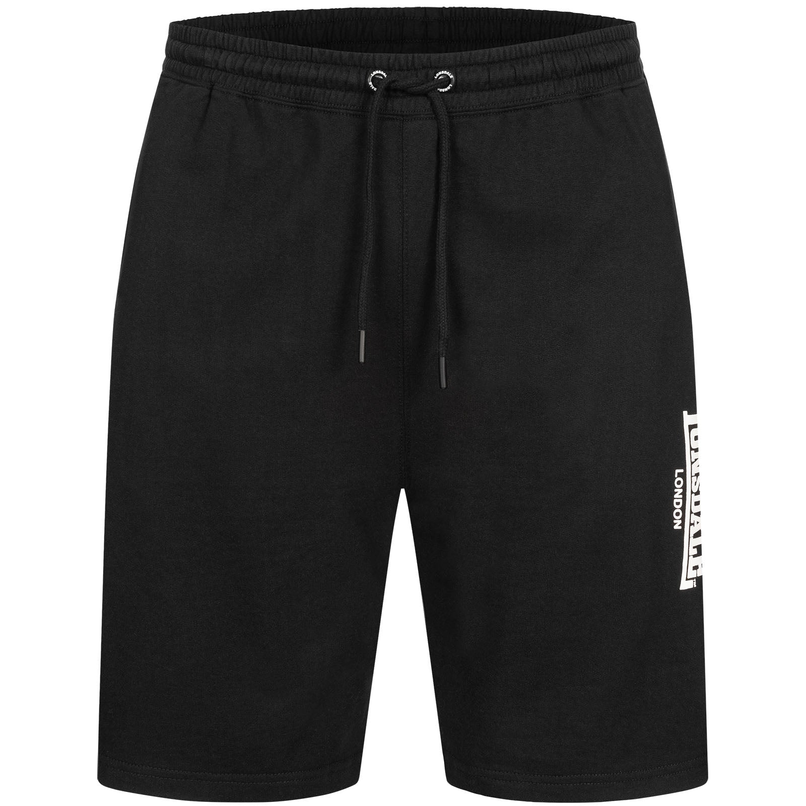 Lonsdale Shorts mit 3D-Logo auf dem linken Bein, seitlichen Nahttaschen und aufgesetzter Gesässtasche.