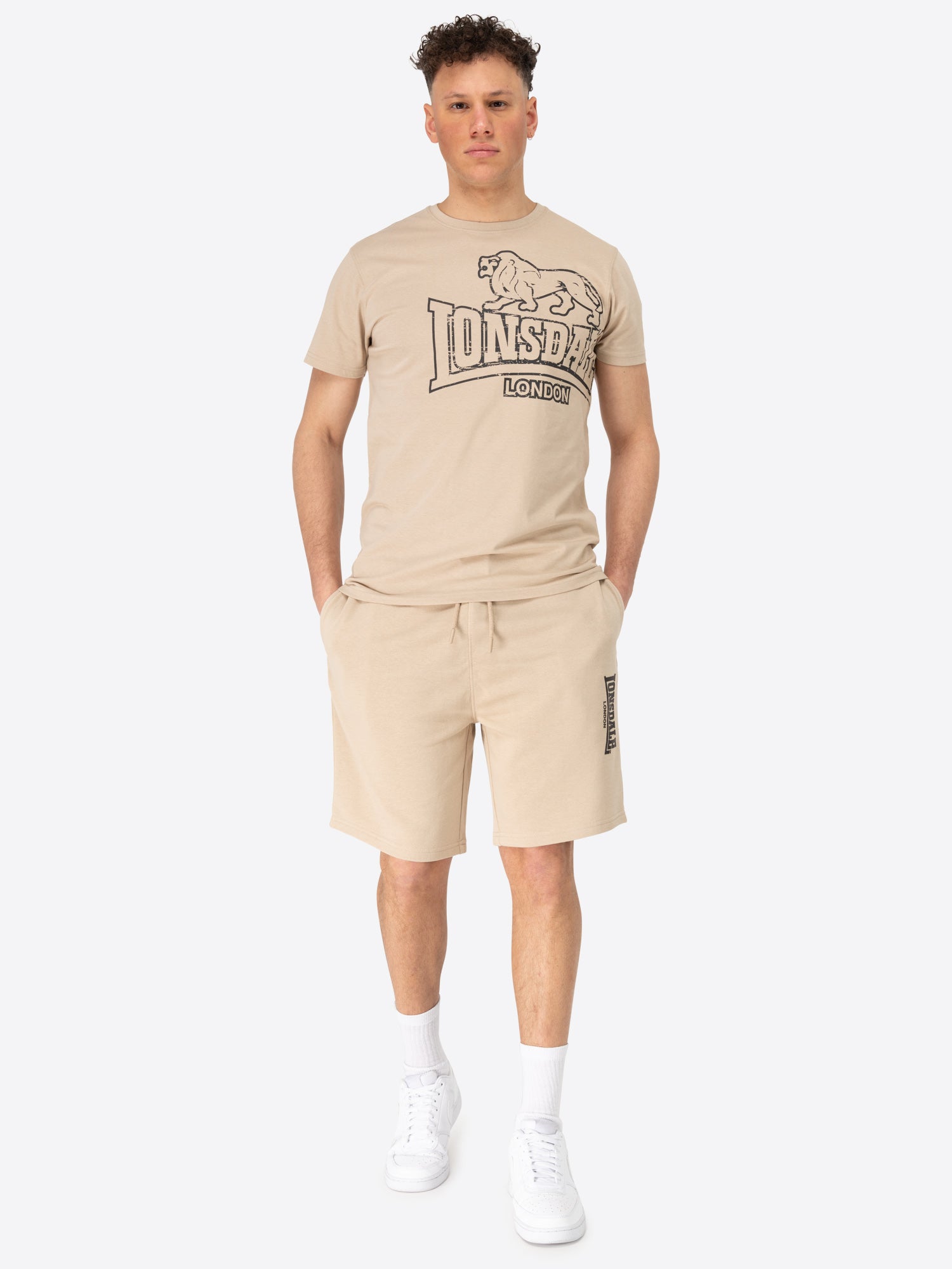 Lonsdale 117111 Fringford Shorts Sand