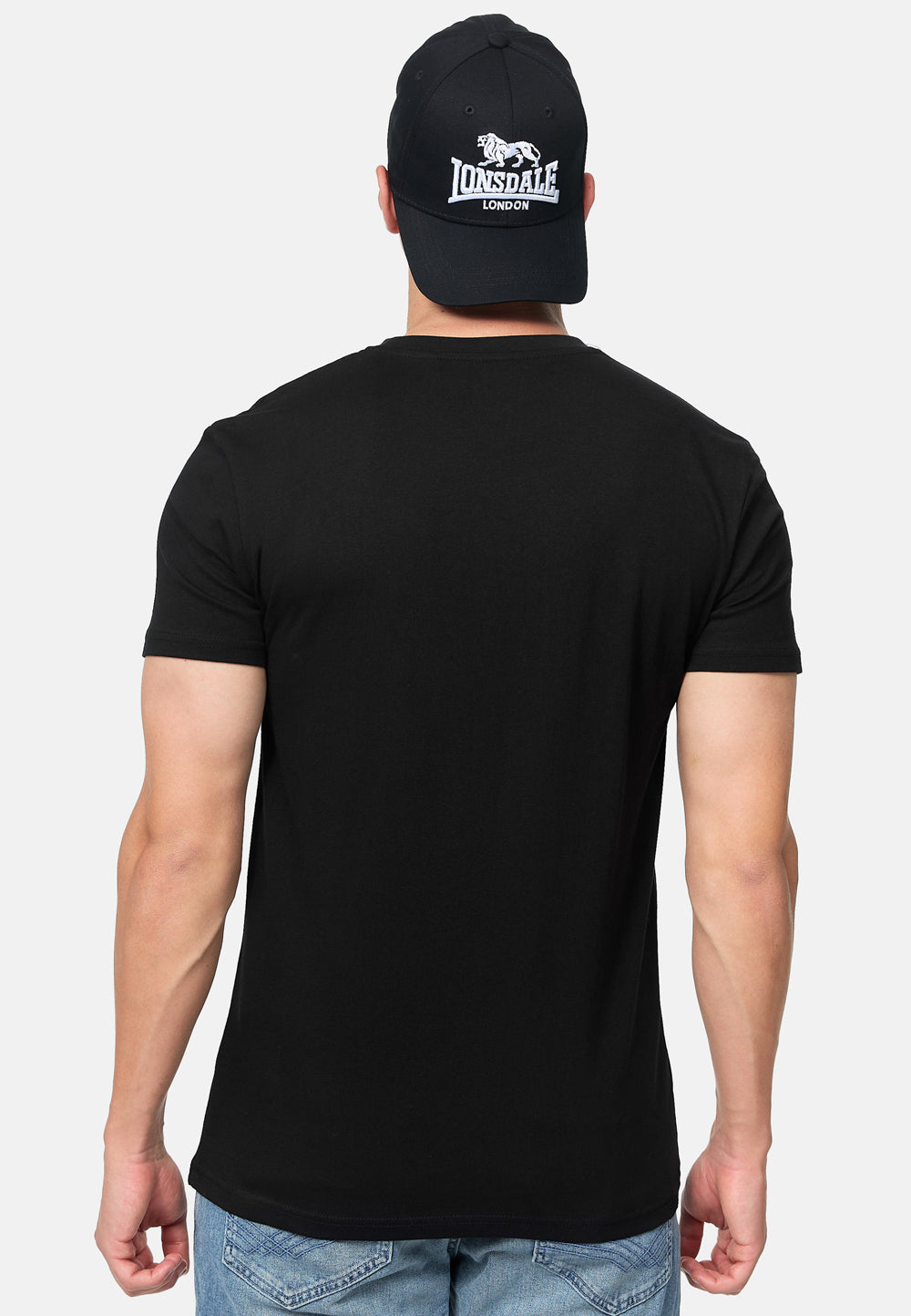 Lonsdale 117119 Silverhill T-Shirt Schwarz