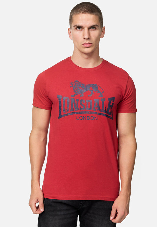 Lonsdale 117119 Silverhill T-Shirt Rot