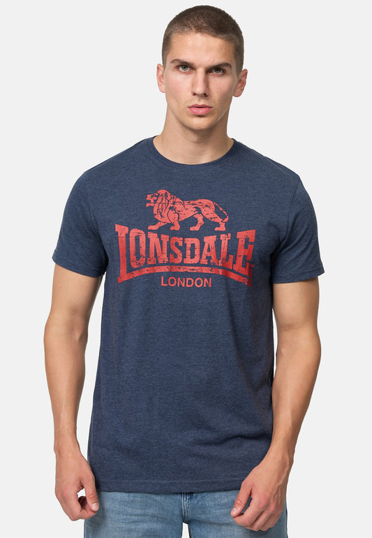Lonsdale 117119 Silverhill T-Shirt Marl Navy
