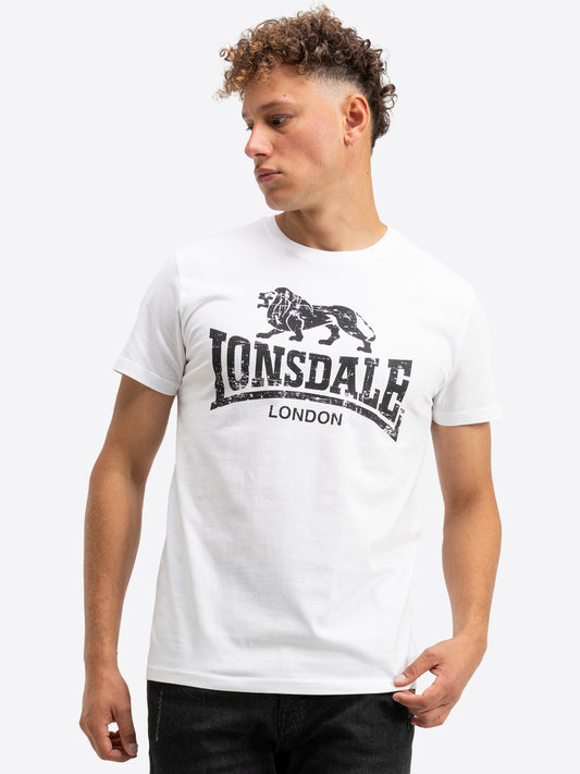 Lonsdale 117119 Silverhill T-Shirt Weiss