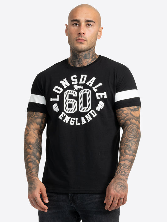 Lonsdale 117125 Askerswell T-Shirt Schwarz