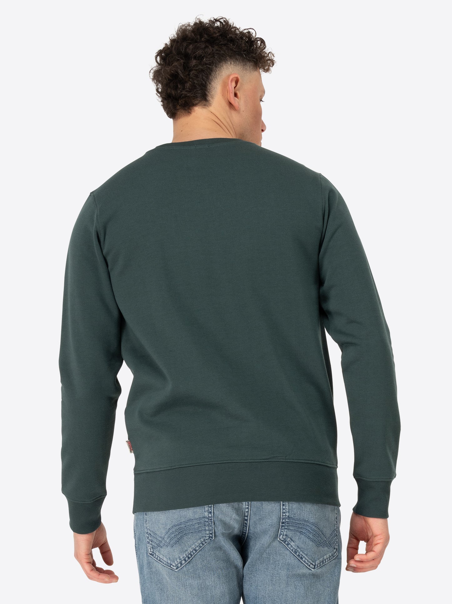Lonsdale 117136 Lympstone Sweatshirt Grün
