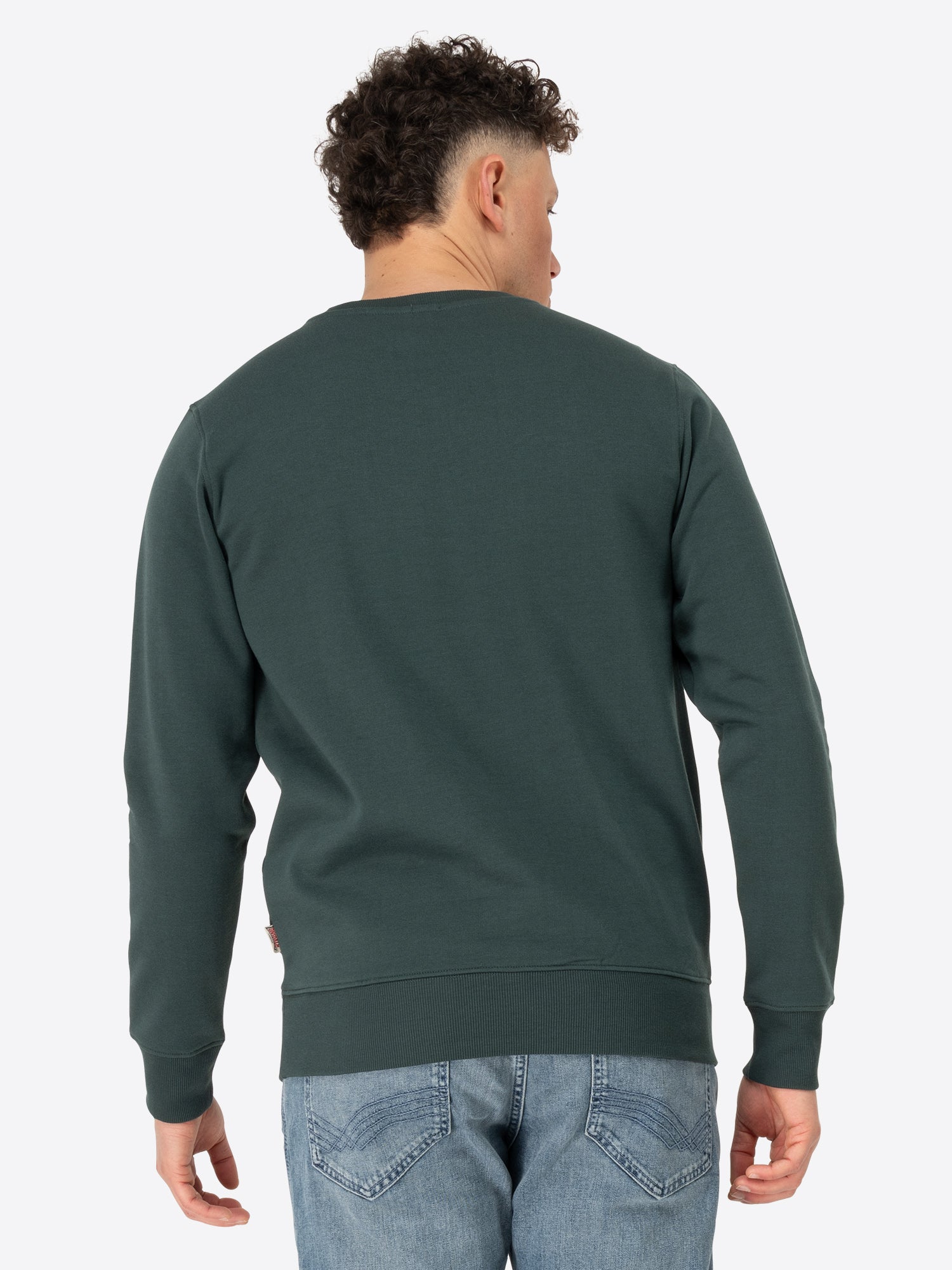 Lonsdale 117136 Lympstone Sweatshirt Grün