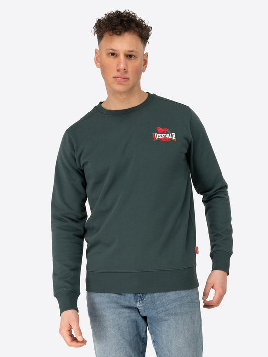 Lonsdale 117136 Lympstone Sweatshirt Grün