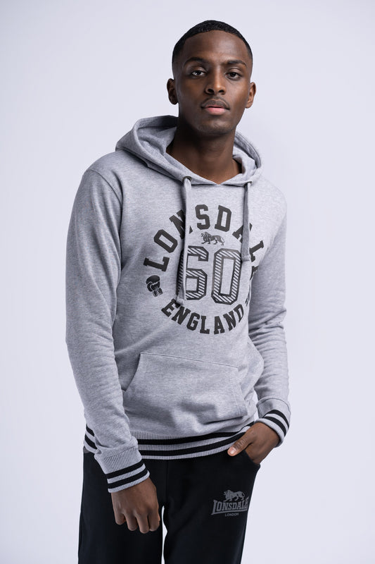 Lonsdale 117139 Mamhead Kapuzenpullover Grau