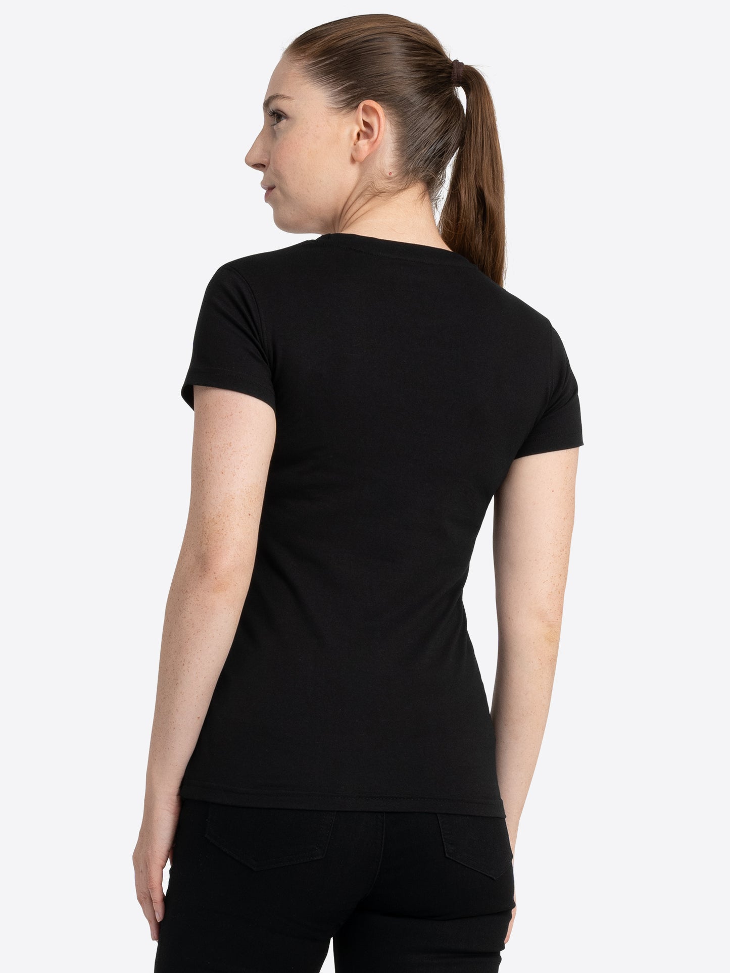 Lonsdale London 117169 Ladies Bantry T-Shirt Schwarz
