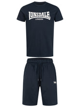 Laden Sie das Bild in den Galerie-Viewer, Lonsdale 117193 Moy Trainingsanzug Dark Navy
