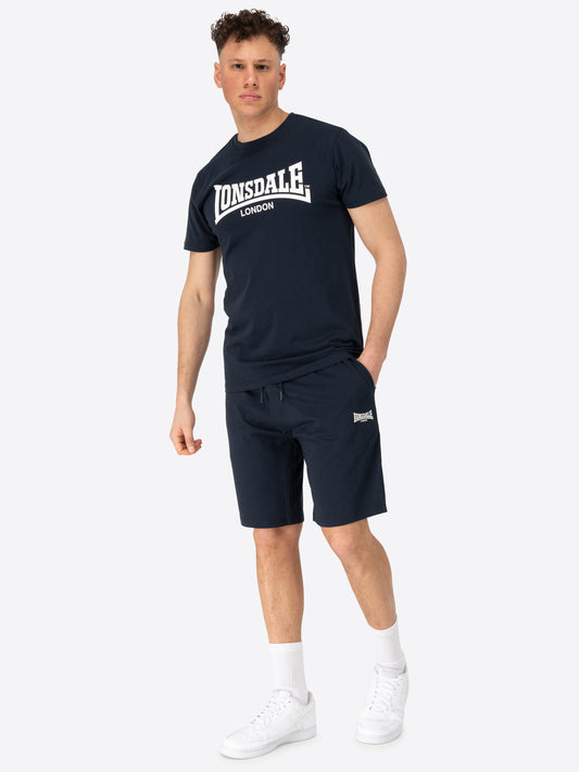Lonsdale 117193 Moy T-Shirt/Short Set Dark Navy