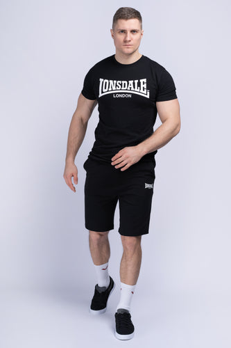 Lonsdale 117193 Moy Trainingsanzug Schwarz