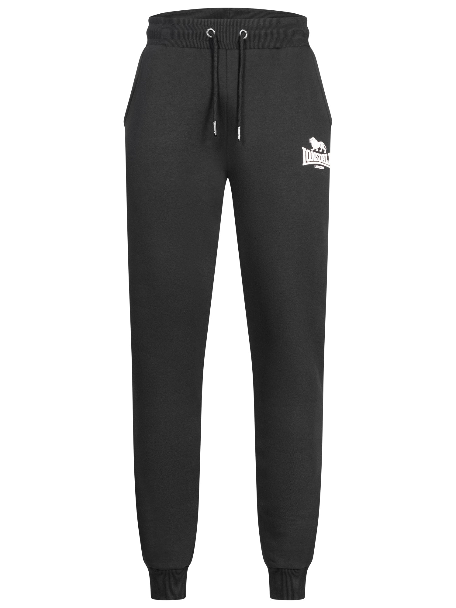 Lonsdale Jogginghose aus weichem Baumwollmaterial mit Lonsdale-Logo auf dem Bein.