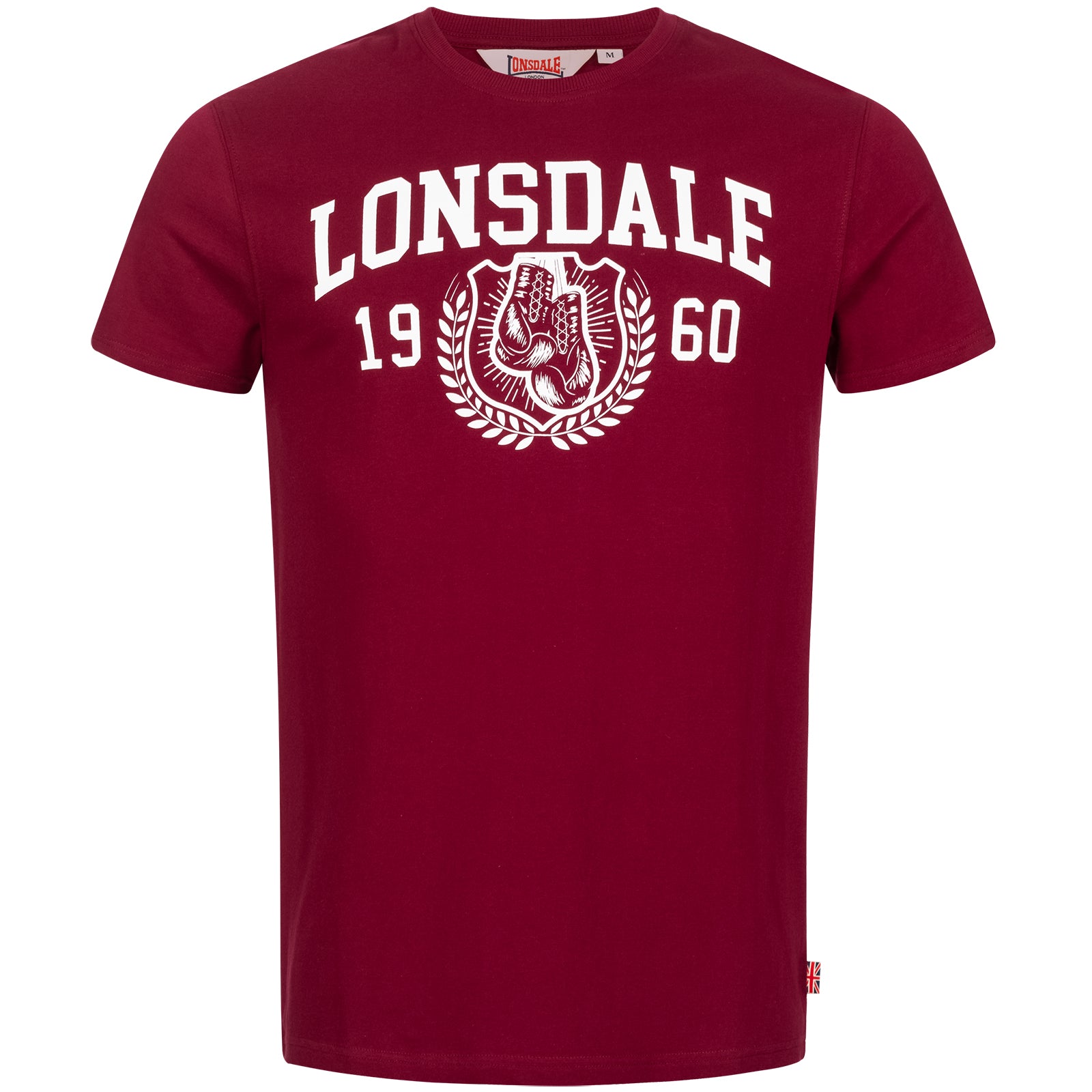 Lonsdale 117223 Staxigoe T-Shirt Oxblood