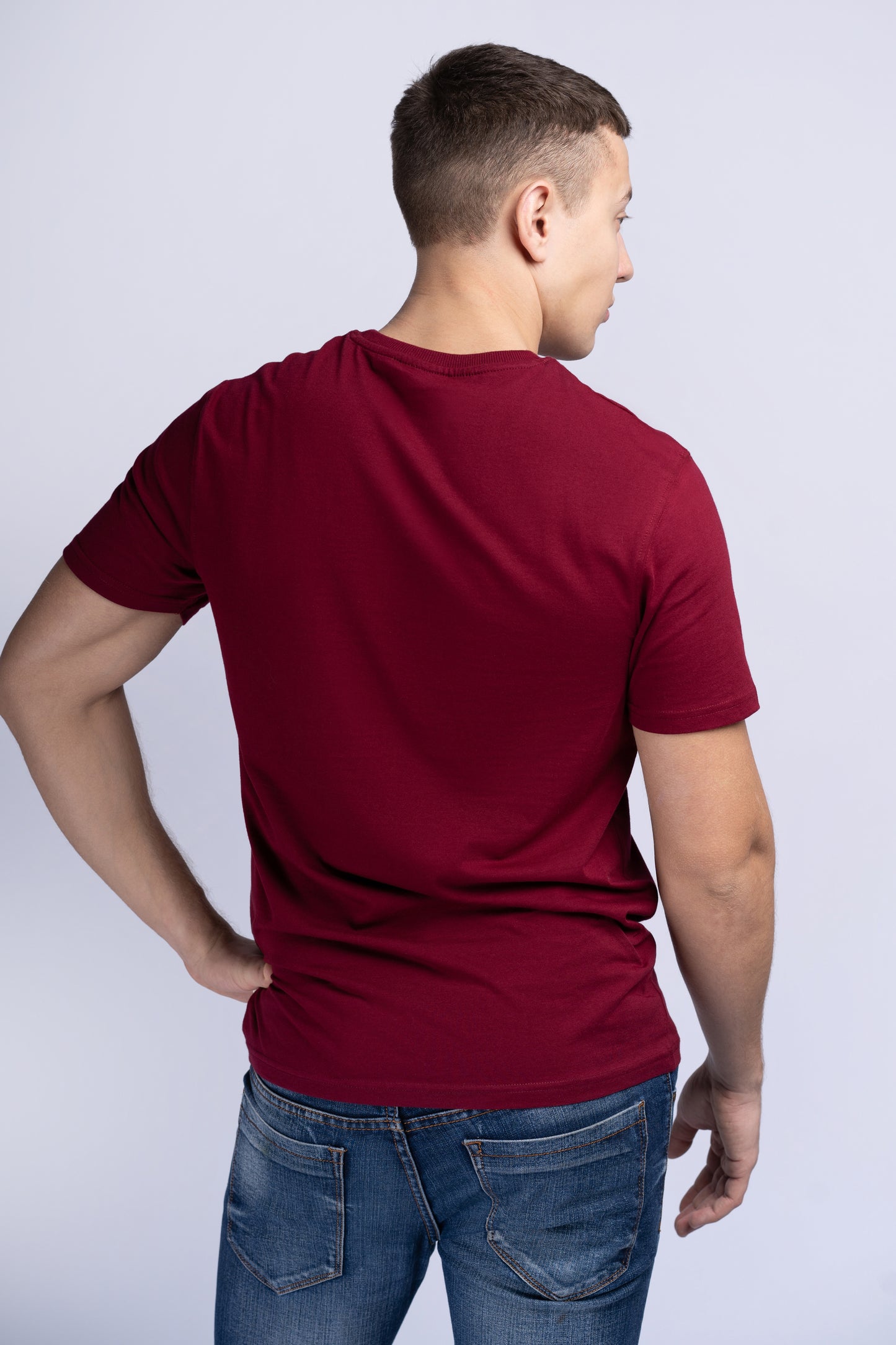 Lonsdale 117223 Staxigoe T-Shirt Oxblood