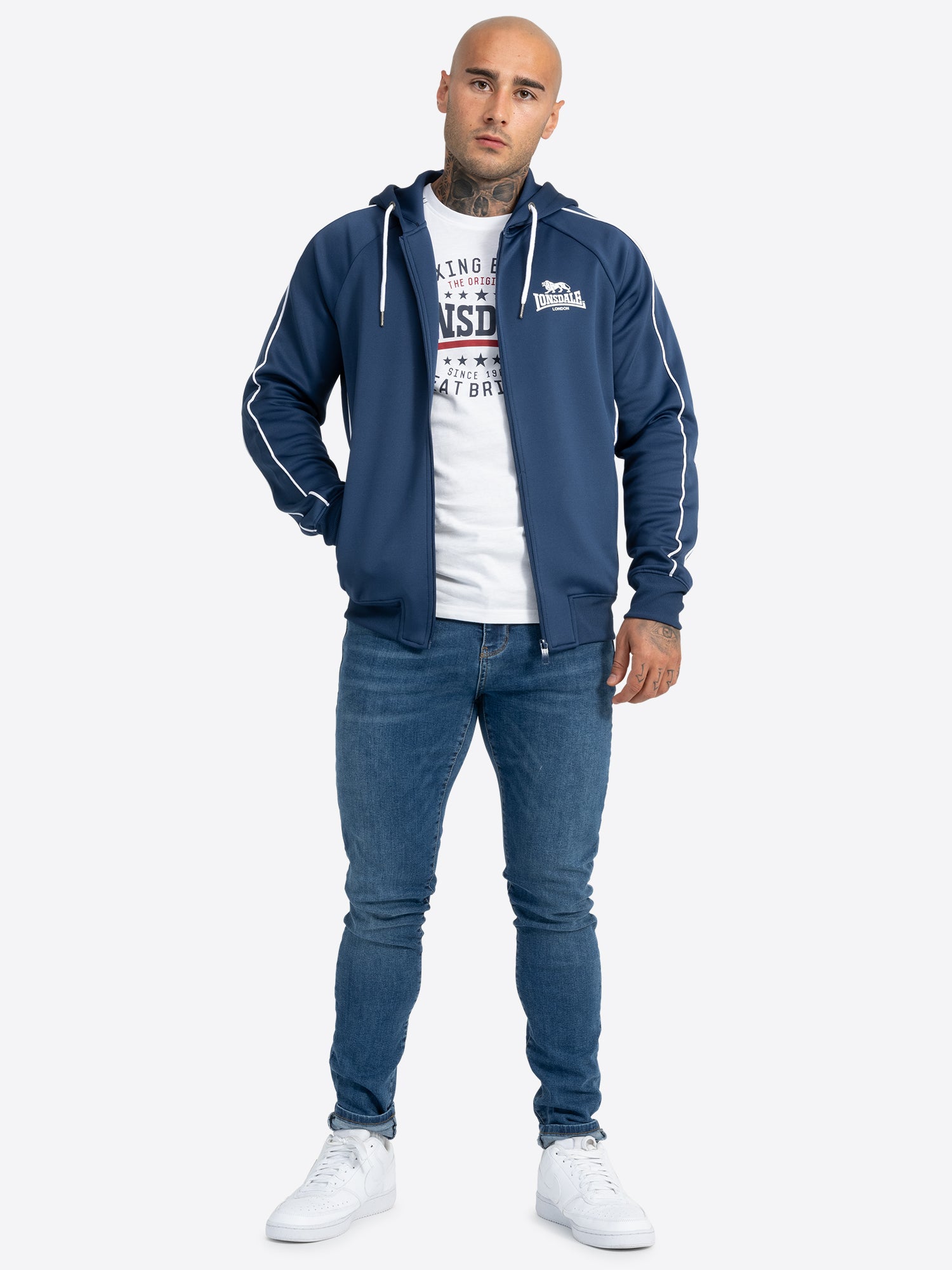 Lonsdale 117248 Achavanich Trainingsjacke Dunkel Navy