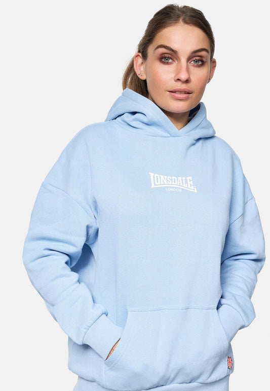 Lonsdale London 117262 Ladies Kilmote Kapuzenpullover Pastel Blau