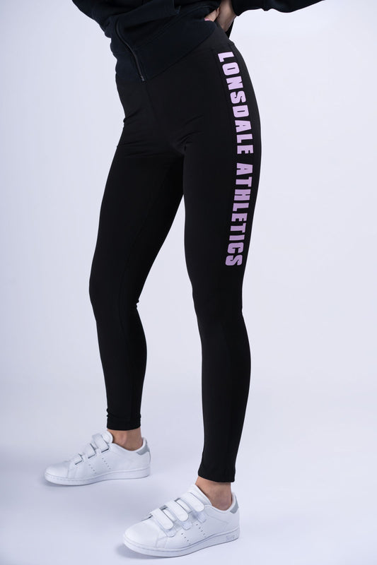 Lonsdale London 117269 Ladies Clashmore Leggins Schwarz