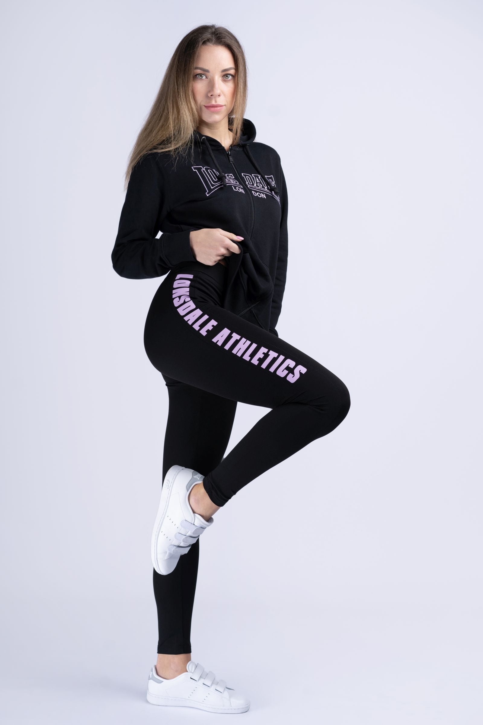 Lonsdale London 117269 Ladies Clashmore Leggins Schwarz