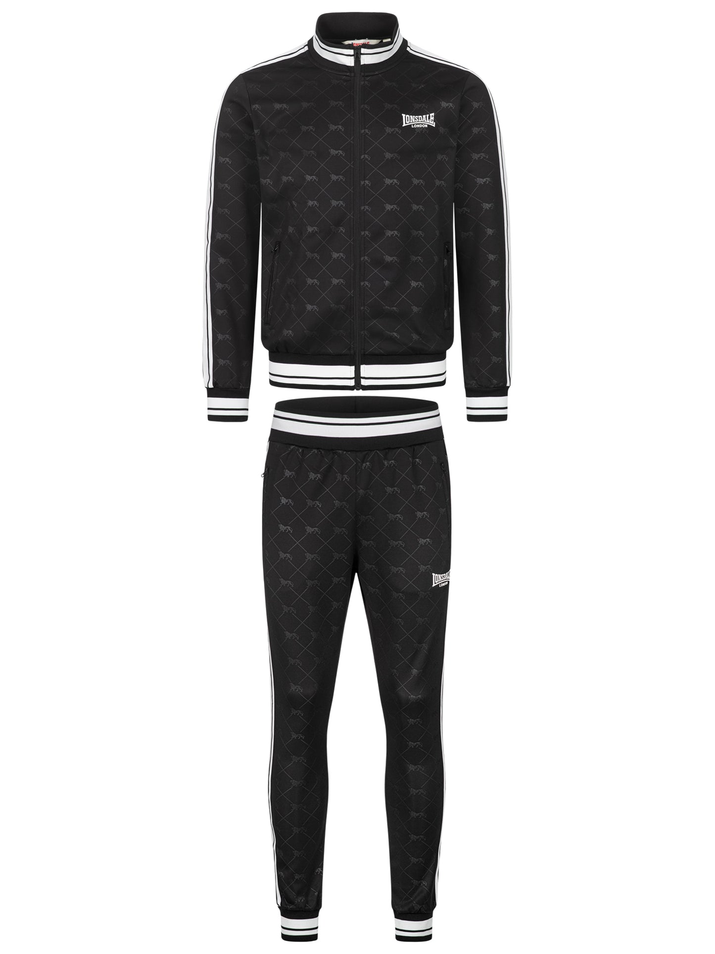 Lonsdale 117277 Ashwell Jogginganzug Schwarz