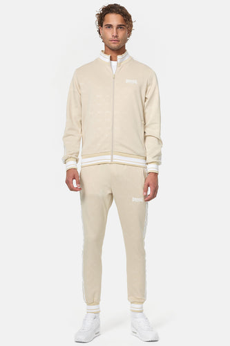 Lonsdale 117277 Ashwell Jogginganzug Sand/Weiss