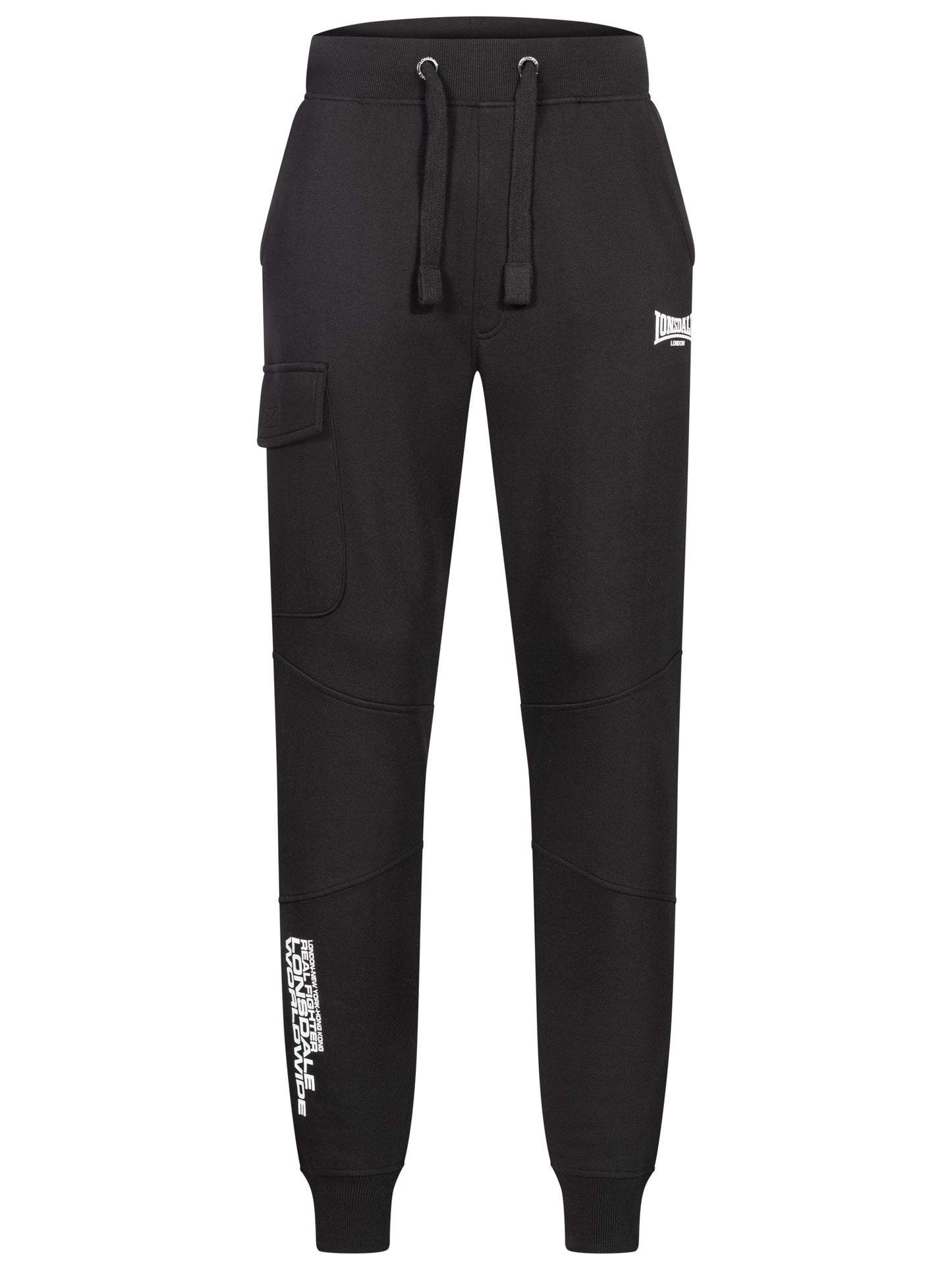 Lonsdale Jogginghose mit Teilungsnähten, mehreren Taschen und Logo-Print in sportlichem Design