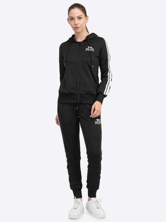 Lonsdale London 117326 Ladies Bromley Trainingsanzug Schwarz