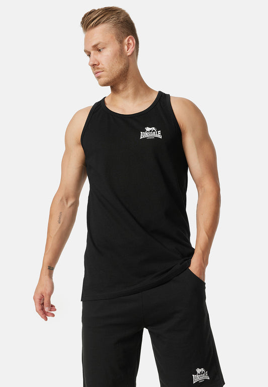Lonsdale 117331 Dolton Singlet Schwarz 